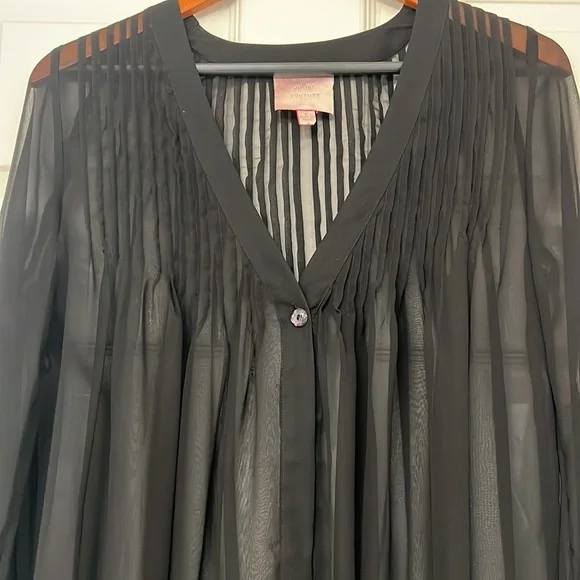 NWOT Romeo & Juliet Couture sheer blouse - Picture 2 of 12